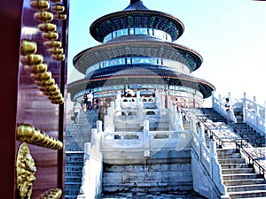 Temple of Heaven, Beijing, China. Tourism, art, architecture, beauty and history