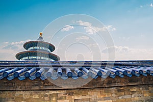 Temple of Heaven, Chinese traditional architecture in Beijing, China