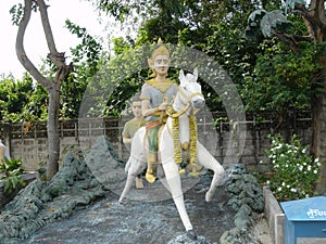 Temple of Hell and Paradise. Thailand