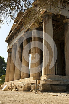 The temple of Hephaestus photo