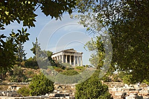 The temple of Hephaestus photo