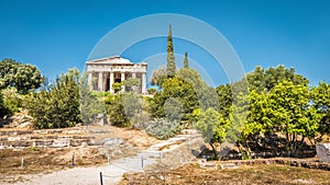 Temple of Hephaestus in the Agora, Athens, Greece