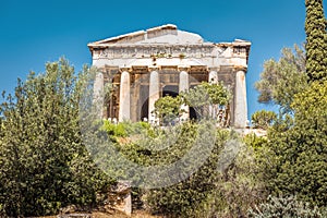 Temple of Hephaestus in Ancient Agora, Athens, Greece