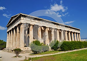 The temple of Hephaestus, Athena, Greece photo