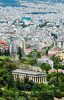 The Temple of Hephaestus in Athens