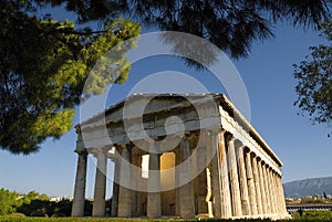 Temple of Hephaestus in Athens photo