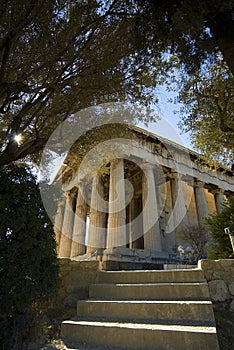 Temple of Hephaestus in Athens photo