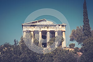 Temple of Hephaestus in Athens, Greece