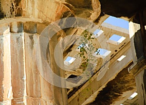 Temple of Hephaestus ceiling