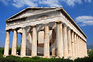Temple of (Hephaestus) Hephaistos, Athen in Greece photo