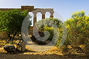 Temple of Hera, Juno, Lacinia at Agrigento Valley of the Temple, Sicily