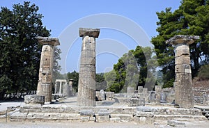 Temple of Hera, Olympia Archaeological Site, Greece