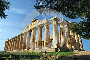 The Temple of Hera, at Selinunte