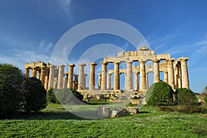 The Temple of Hera, at Selinunte