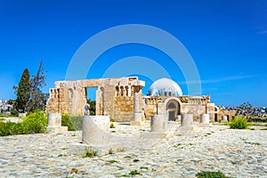 Temple of Hercules at Amman Citadel in Amman, Jordan