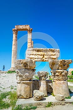 Temple of Hercules at Amman Citadel in Amman, Jordan