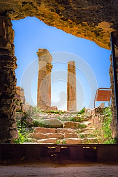 Temple of Hercules at Amman Citadel in Amman, Jordan