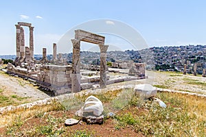 Temple of Hercules, at the Amman Citadel, Amman, Jordan