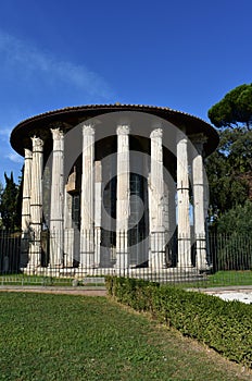 Temple of Hercules Victor Tempio di Ercole Vincitore. Rome, Italy. photo