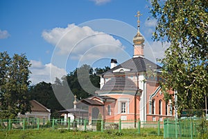 The temple in honor of All Sacred in Optina Pustyn