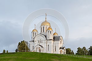 The temple in honor of the Holy great Martyr George the victorious. The City Of Samara, Russia