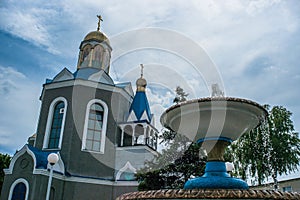 Temple in honor of the Mother of God `burning Bush` in the city of Dyadkovo, Bryansk region of Russia.