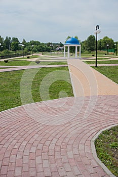 Temple in honor of the Mother of God `burning Bush` in the city of Dyadkovo, Bryansk region of Russia. photo