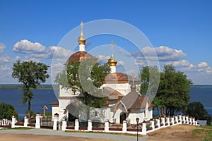 Temple in honor of saints of equal-apostolic kings Constantine and Elena. Sviyazhsk, Tatarstan, Russia