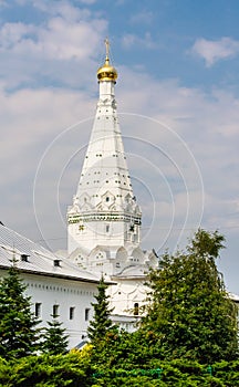 The temple in honor of St. Zosima and Savvatiy of Solovki. Holy Trinity St. Sergius Lavra. Sergiev Posad