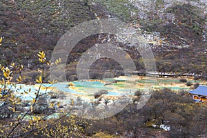 Temple in Huanglong Valley