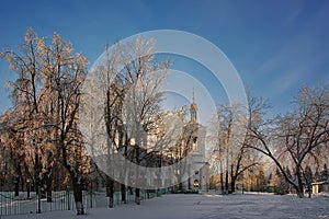 Temple of the Icon of the Vlacherna Mother of God in Kuzminki on