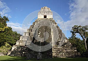 Temple II In Tikal, Guatemala photo
