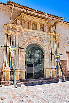 Temple of the Immaculate Virgin of Checacupe. Cusco, Peru