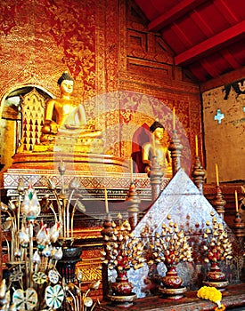 Temple interior in Thailand