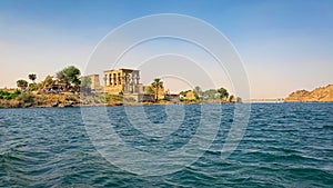 Temple of Isis at Philae Island in Aswan, Egypt