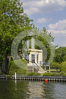 Temple Island on the Thames at Henley-on-Thames in Oxfordshire