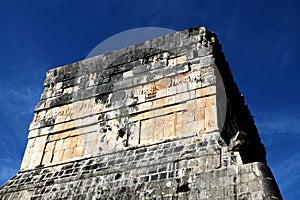 Temple of the Jaguar at Chichen Itza photo