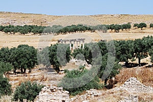 Temple of Juno Caelestis,  Dougga, near TÃ©boursouk, Tunisia