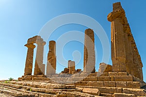 Temple of Juno, Valley of the Temples, Agrigento, Sicily, italy