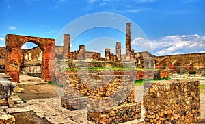 Temple of Jupiter in Pompeii - Italy