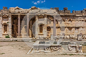 Temple of Jupiter romans ruins Baalbek Beeka Lebanon