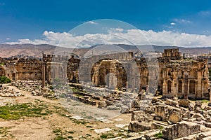 Temple of Jupiter romans ruins Baalbek Beeka Lebanon photo