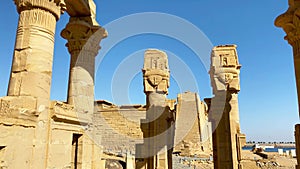 Temple of Kalabsha, Temple of Mandulis. Ancient Egyptian temple, Nubian temple in Egypt