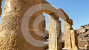 Temple of Kalabsha, Temple of Mandulis. Ancient Egyptian temple, Nubian temple in Egypt