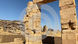 Temple of Kalabsha, Temple of Mandulis. Ancient Egyptian temple, Nubian temple in Egypt