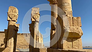 Temple of Kalabsha, Temple of Mandulis. Ancient Egyptian temple, Nubian temple in Egypt