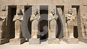 Temple of Karnak Statues, Ancient Egypt, Travel photo