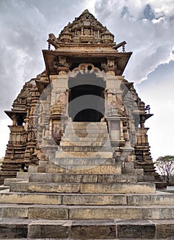 Temple in Khajuraho. Madhya Pradesh photo