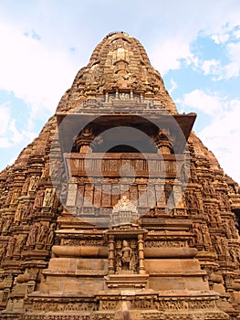 Temple in Khajuraho. Madhya Pradesh