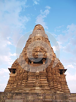 Temple in Khajuraho. Madhya Pradesh